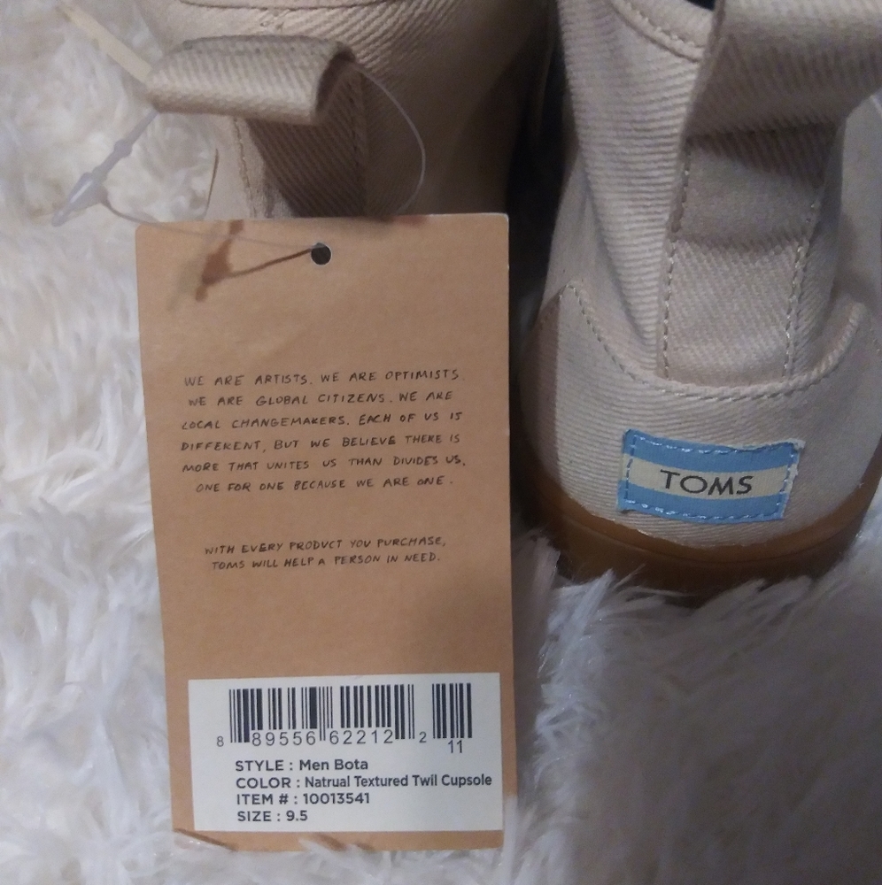 2×$40 Toms Men's BNWT - Picture 8 of 9
